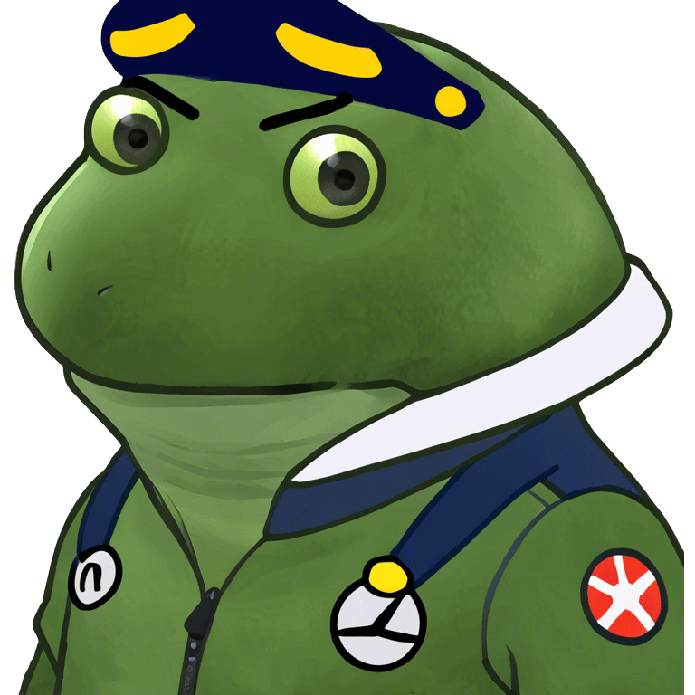 bufo dressed as pilot, zoomed out emoji