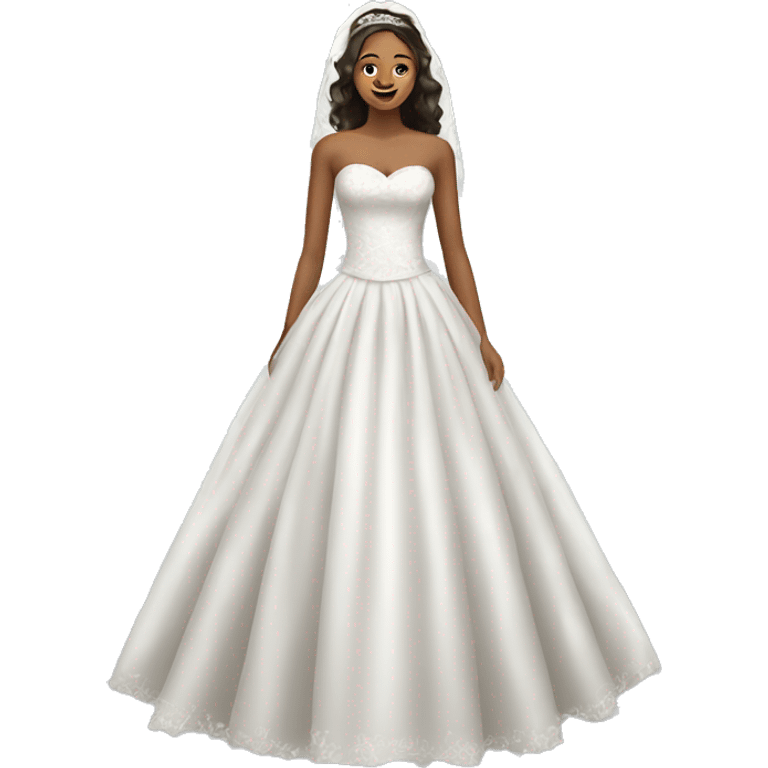 Wedding dress emoji