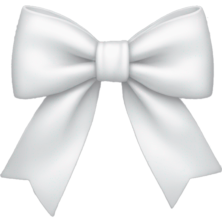 white bow emoji