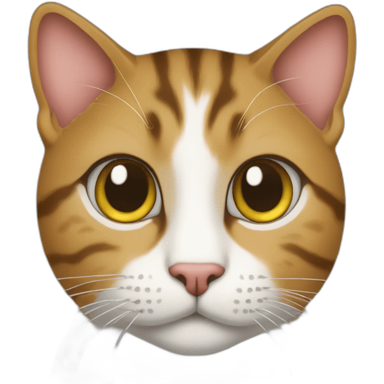 a tabby cat computer scientist emoji