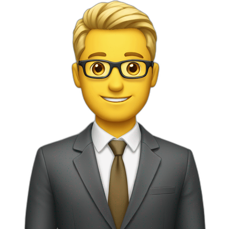 Real estate agent emoji