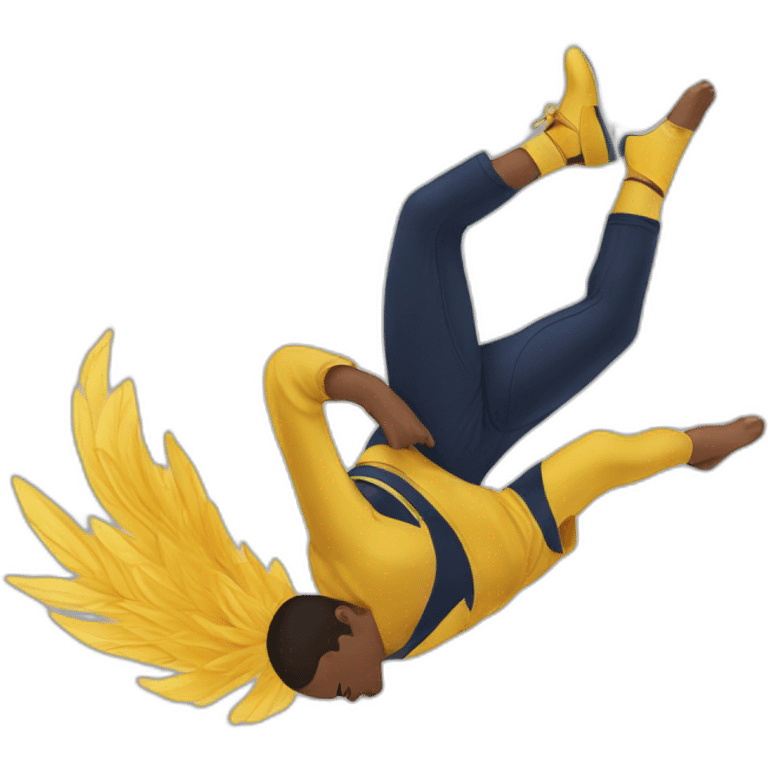 Flying kick emoji