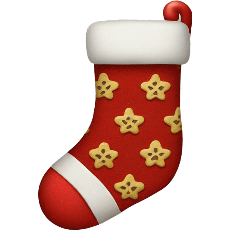 Christmas stocking emoji