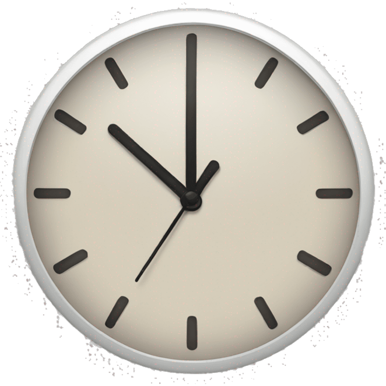 clock without pointers emoji