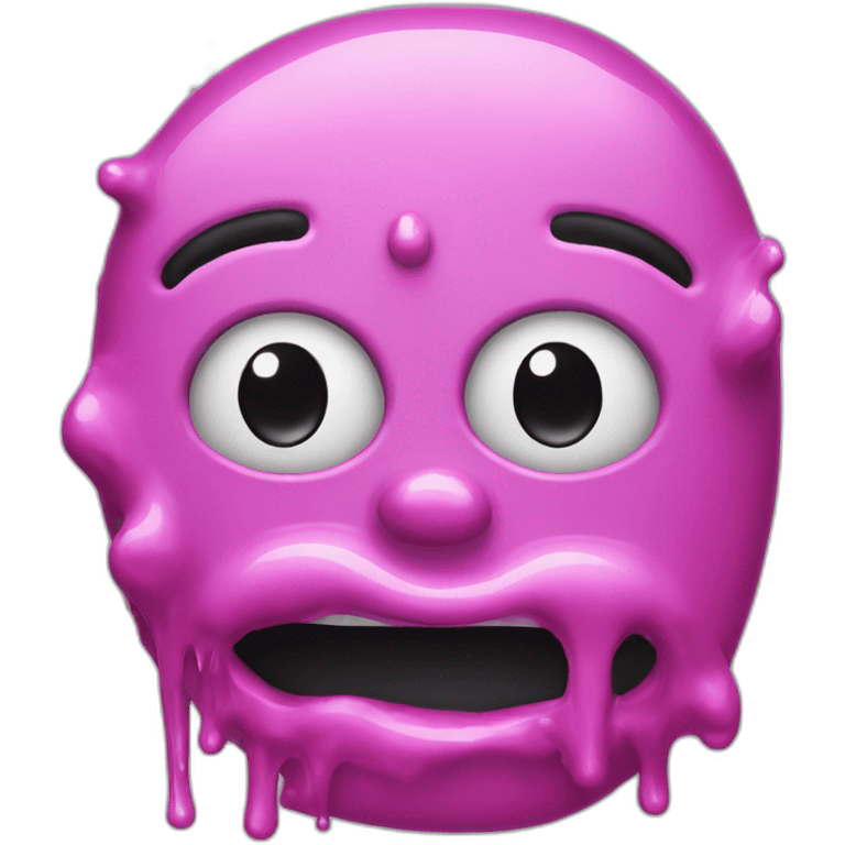 Emoji melting vaporized emoji