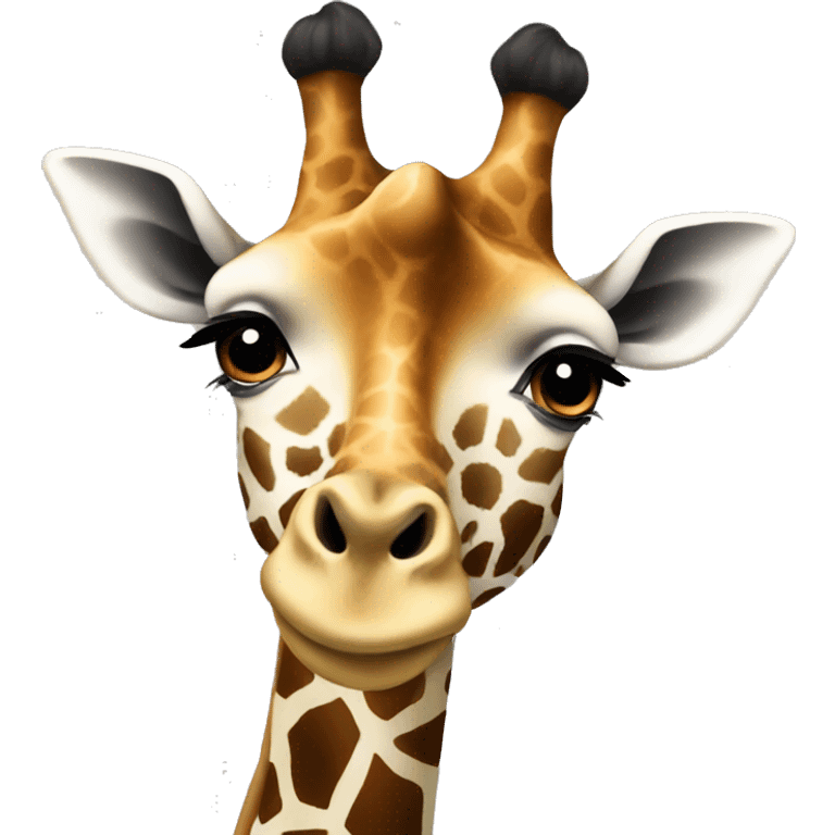 Giraffe named Willow emoji