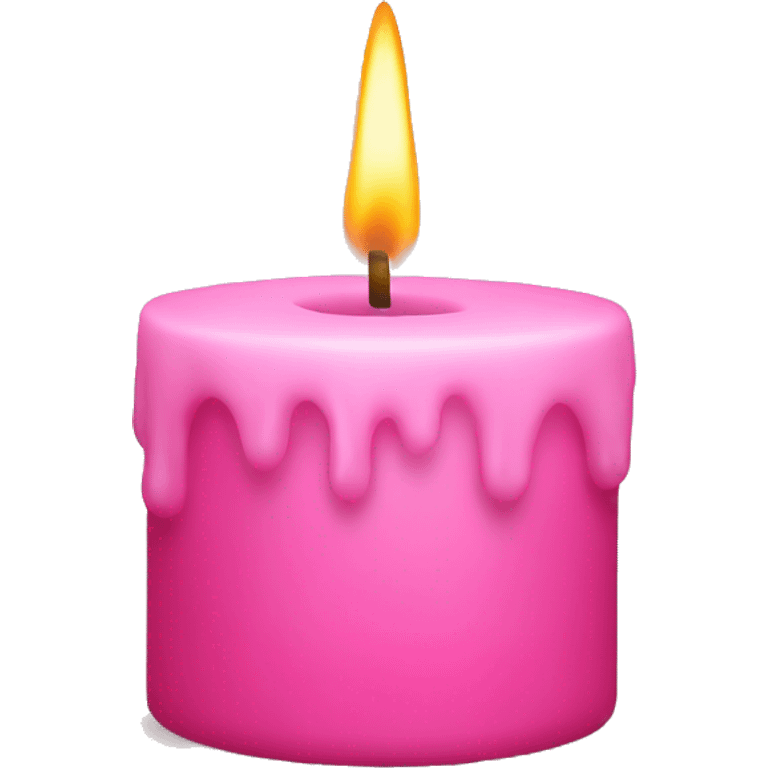 pink candle emoji