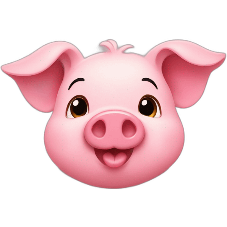 Disney Pigs in love  emoji