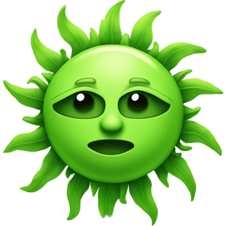 Pasok Green sun emoji