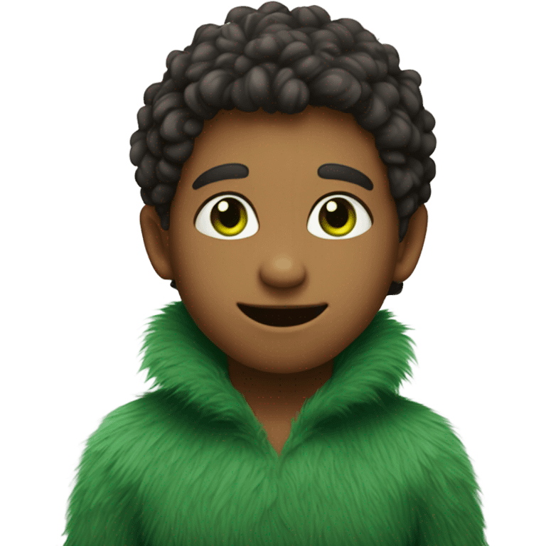 Green furt boy emoji