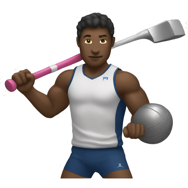 hammer throw athletic  emoji