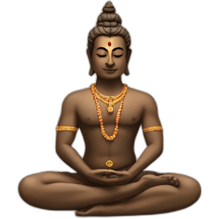 Shiva padmasana emoji