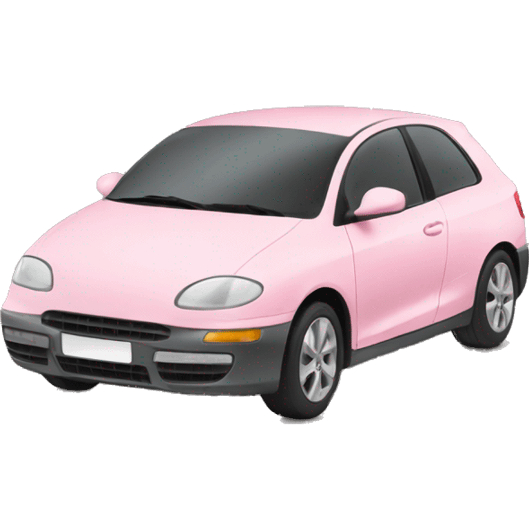 Light pink car emoji