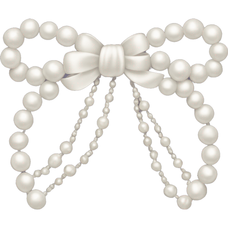 bow made of pearls emoji