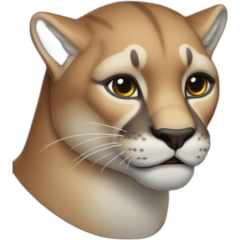 Space mountain lion emoji