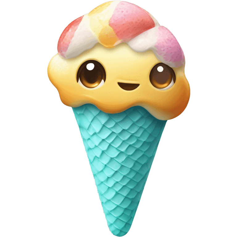 Fish Rating ice cream emoji