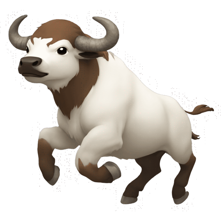 Last airbender avatar flying bison white emoji