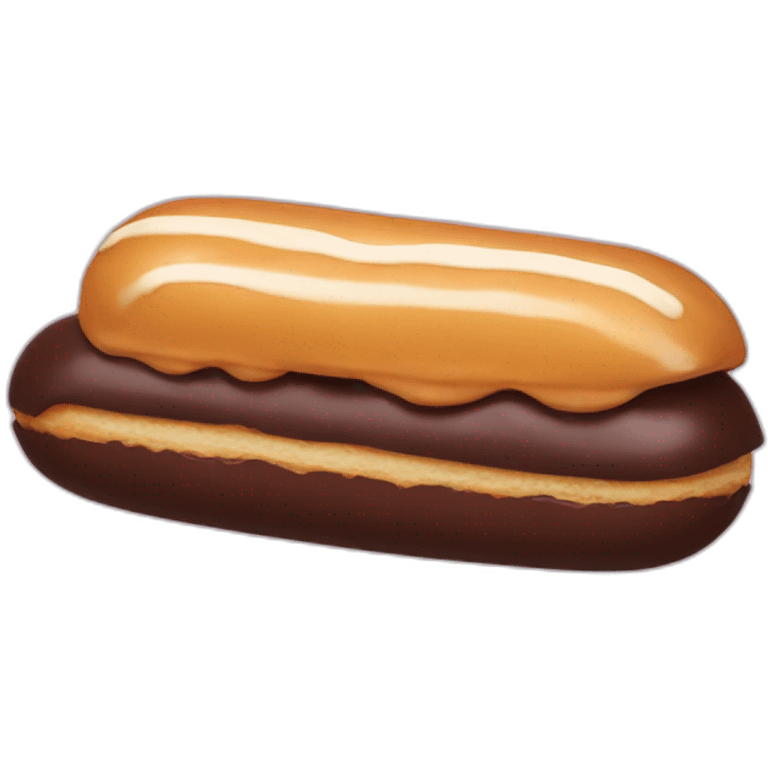 eclair au chocolat emoji