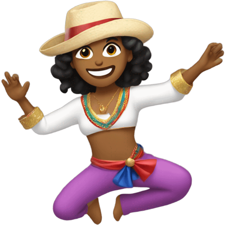 Puerto Rican dancing emoji