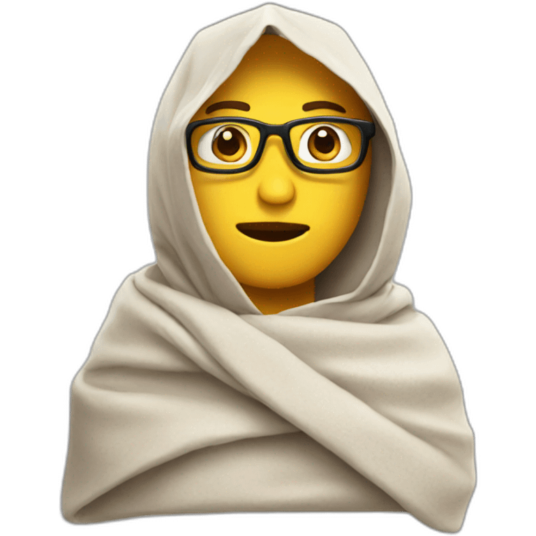 Nerdy burrito emoji