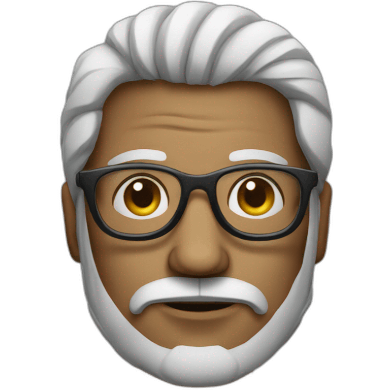 A metis man with thug glasses  emoji