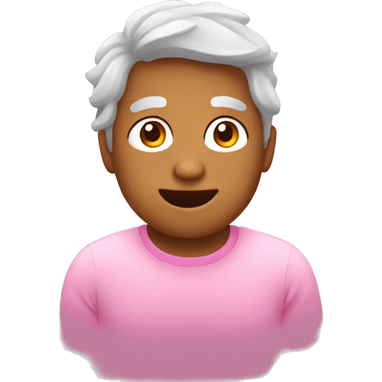 Pink duolingo emoji