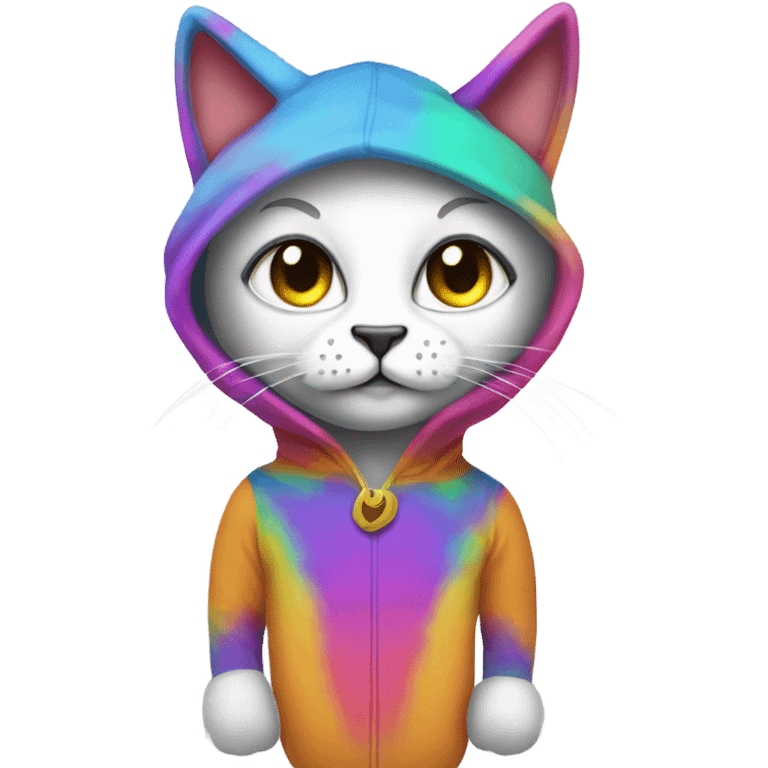 Lucki in a cat costumelu emoji