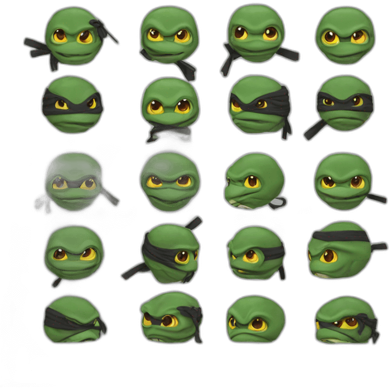 Tortue ninjas emoji