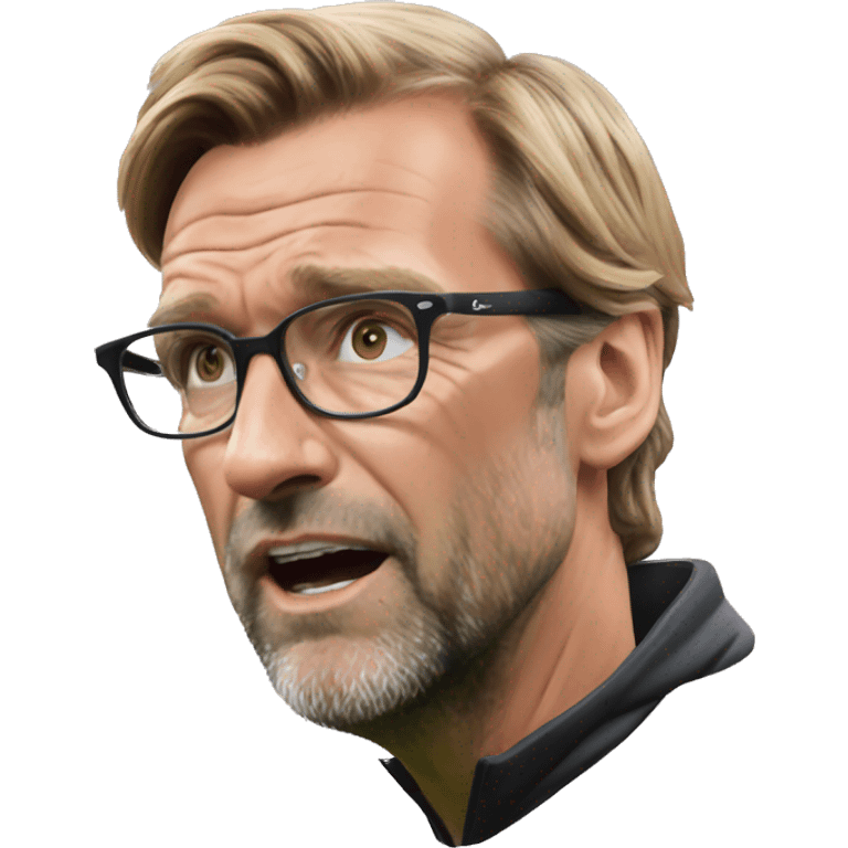 Klopp hand to face emoji