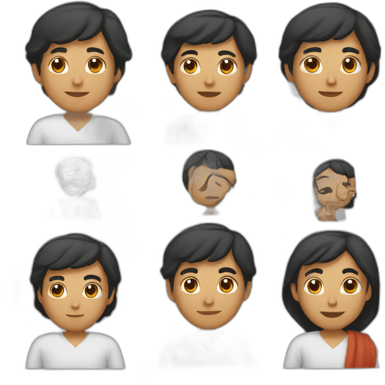 Arab asian and italian emoji