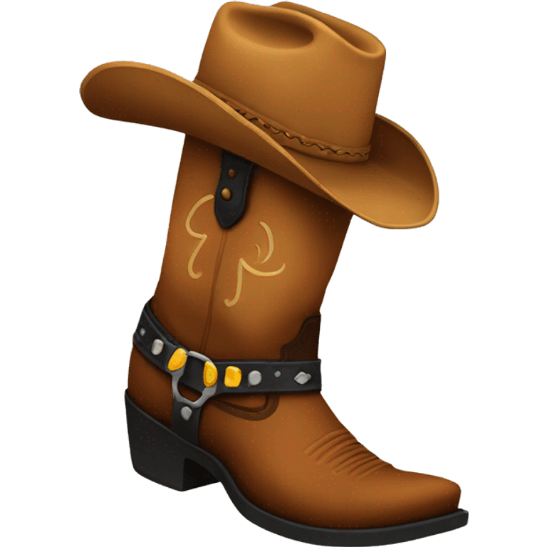 cowboy boot emoji