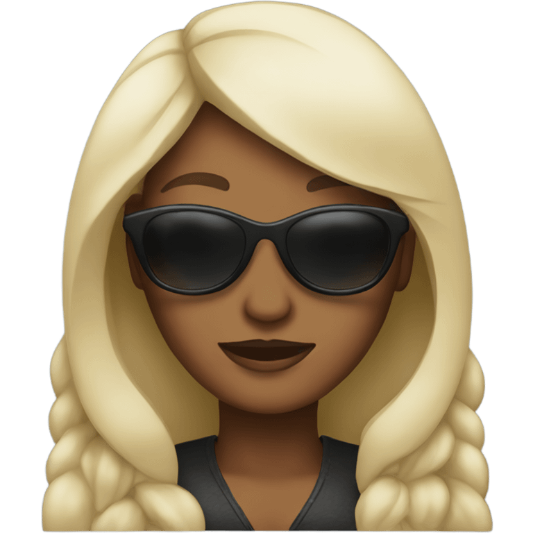 woman with sunglasses  emoji