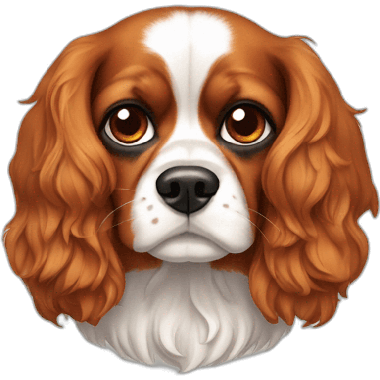 Cavalier-king Charles sick emoji