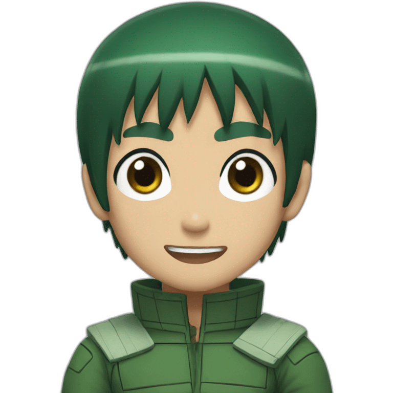 Rock Lee smiling emoji