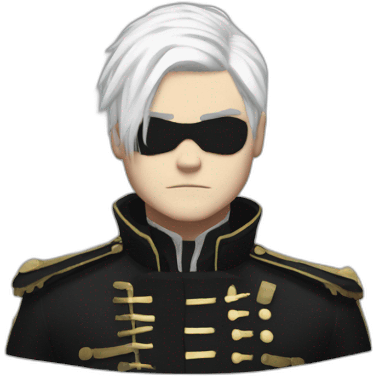 Gerard Way, short white hair, welcome to the black parade emoji