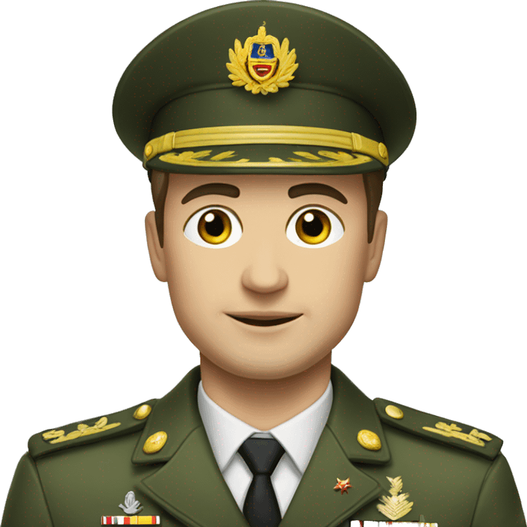 Zelensky in military uniform emoji