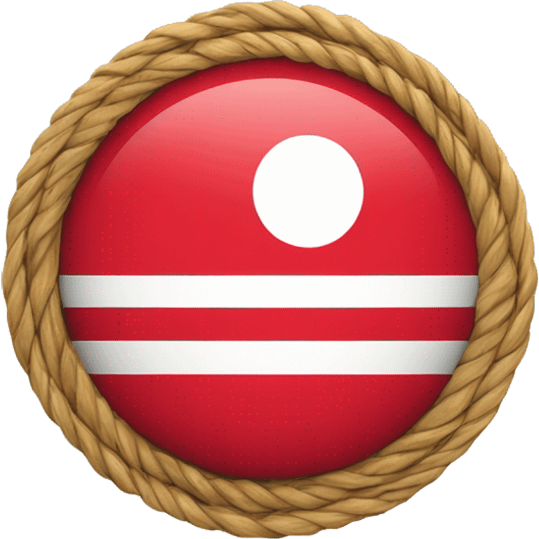 emoji de bandera de peru , forma redonda emoji