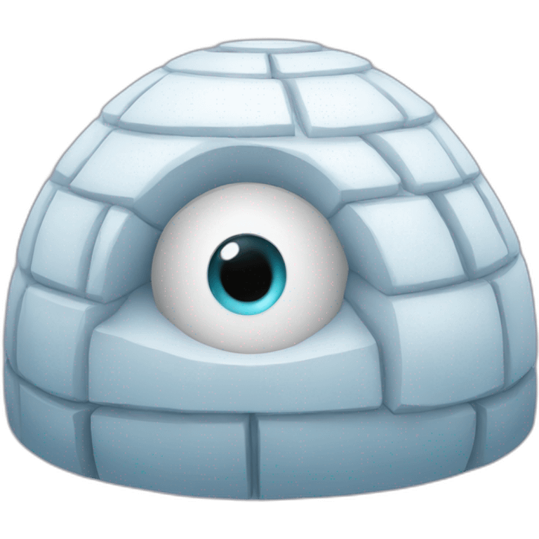 eyes igloo looking emoji