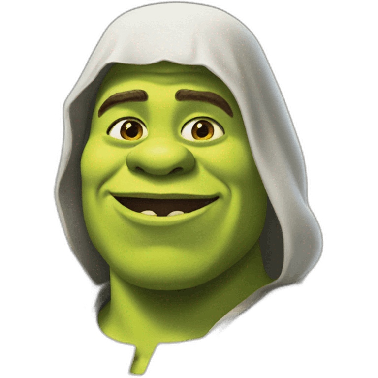 Shrek if he was muslim emoji