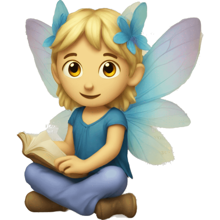 Fairy book emoji