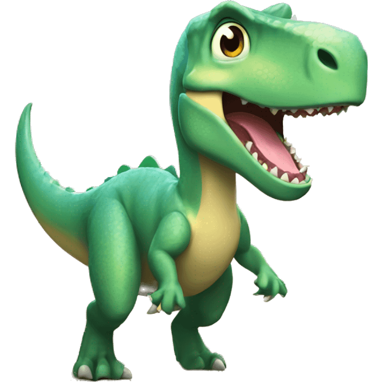 dinosaurio feliz emoji