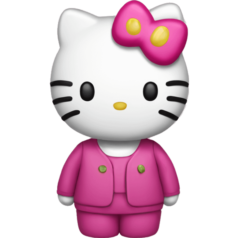 hello kitty with CBD emoji