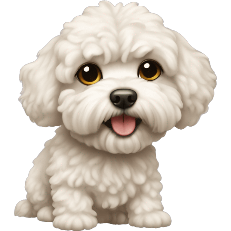 Maltipoo dog emoji