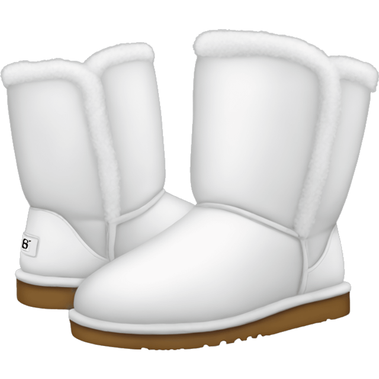 White uggs  emoji