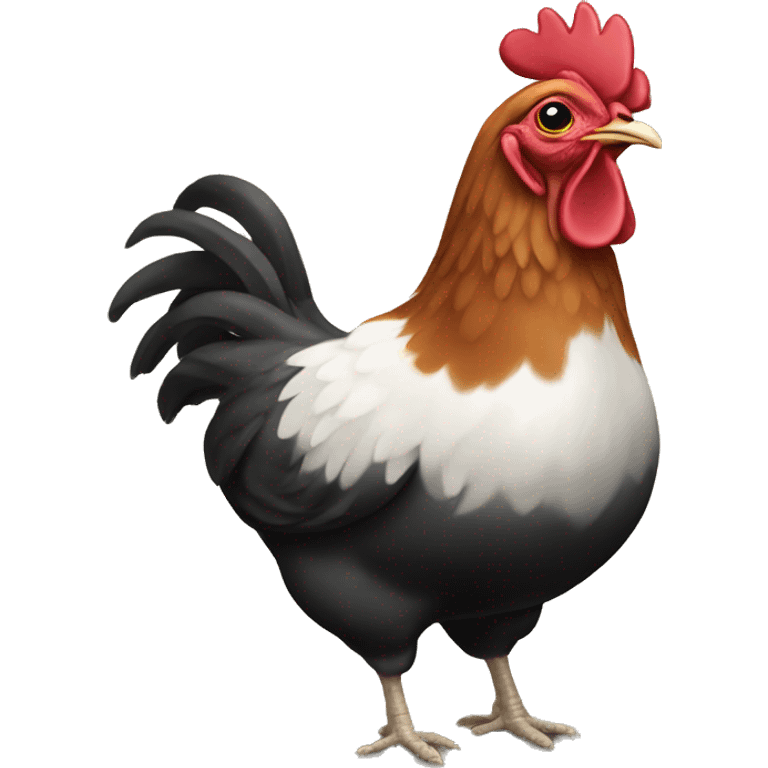 elegant hens emoji