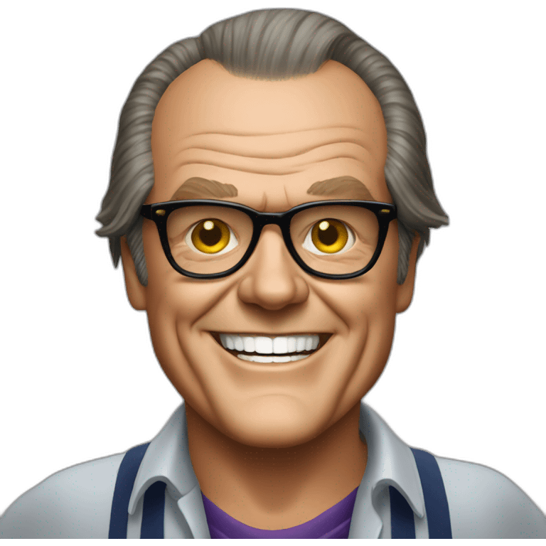 Jack Nicholson they shinening emoji