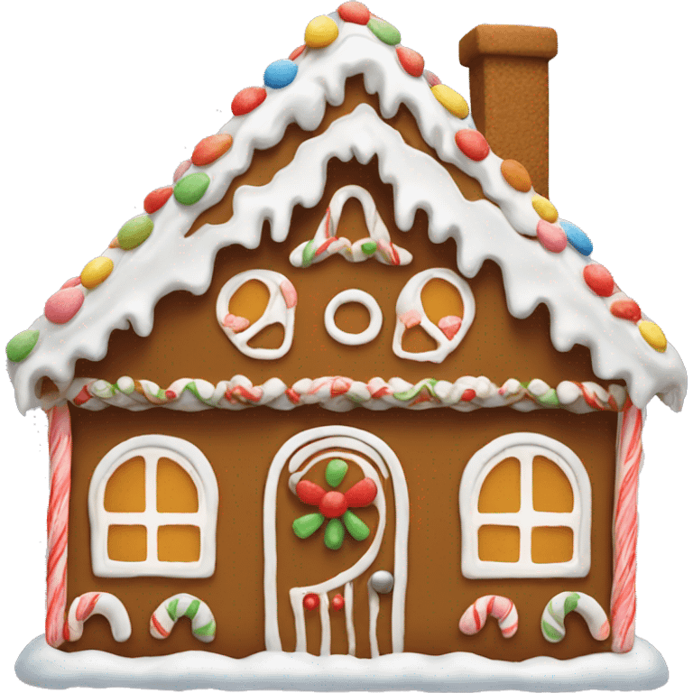 gingerbread house emoji