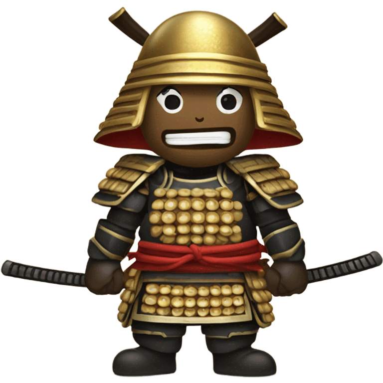 Bean samurai emoji