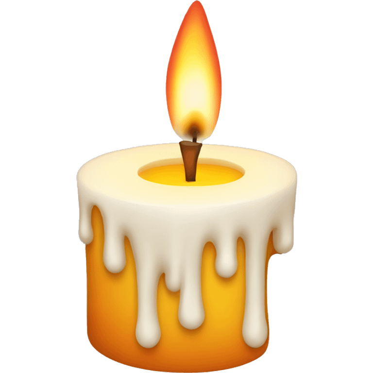 melting candle emoji