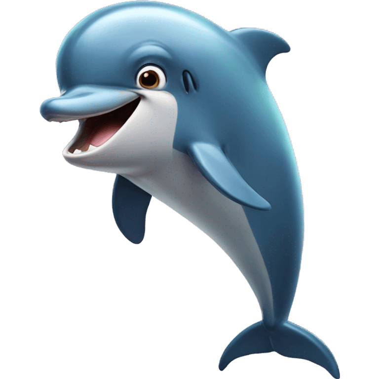 a shocked dolphin emoji